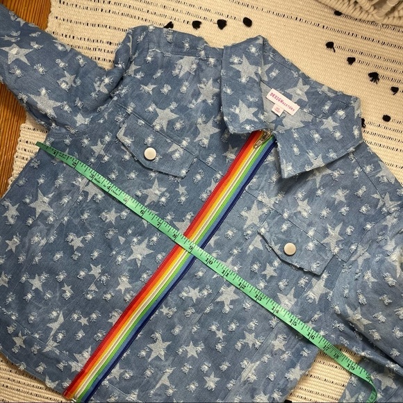 Design History Star Chambray Rainbow Kids Jacket - Picture 6 of 10
